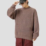 Loose fit unisex sweater featuring breathable, high-elasticity fabric.