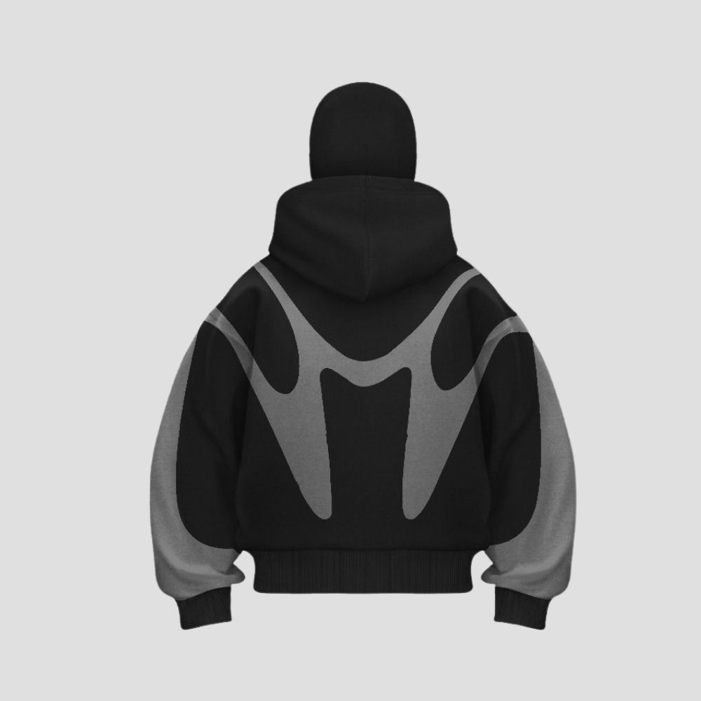 Hooded Hoodie with unique design for street fashion lovers.