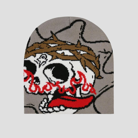 Trendy Cartoon Pattern Knit Beanie
