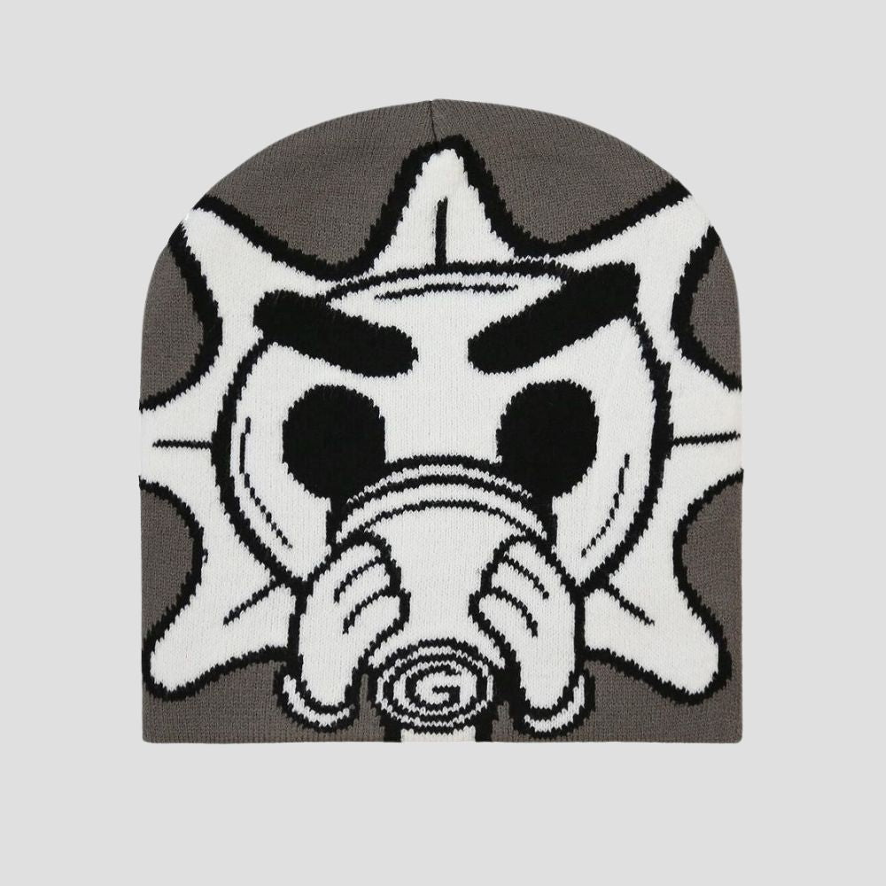 Trendy Cartoon Pattern Knit Beanie