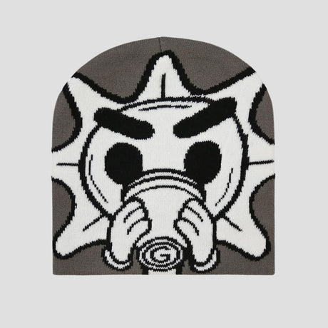 Trendy Cartoon Pattern Knit Beanie