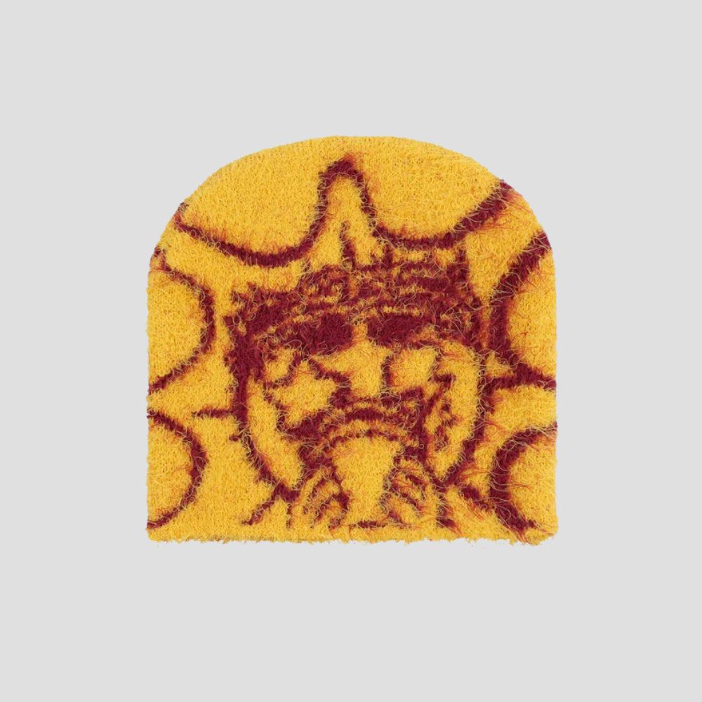 Trendy Cartoon Pattern Knit Beanie