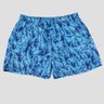 Trendy print beach shorts with elastic waistband.