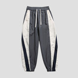 Durable eco-friendly striped joggers
