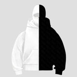 Two-Tone Split Hoodie