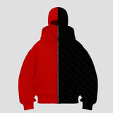 Two-Tone Split Hoodie