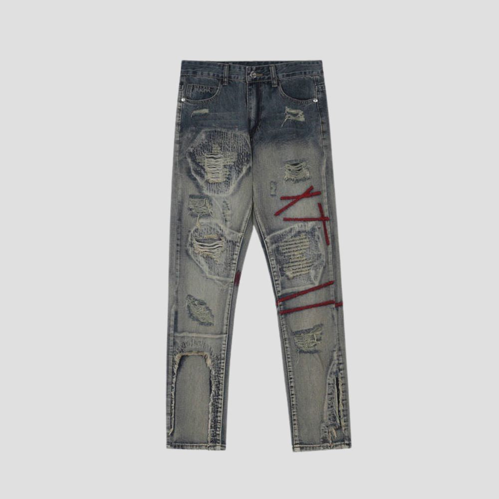 Unique Distressed Jeans