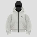 High-quality dual hood hoodie for a modern layered look
