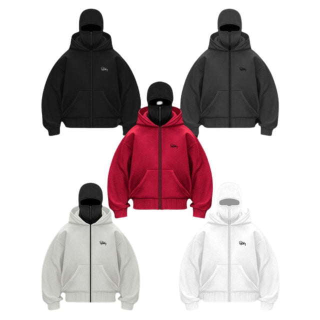 Unique Dual Hood Hoodie