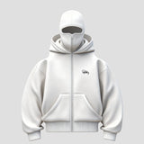 Unique Dual Hood Hoodie