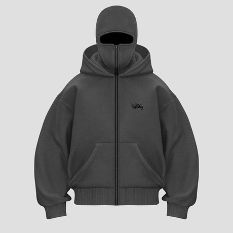 Casual fit hoodie with unique dual hood design and softness
