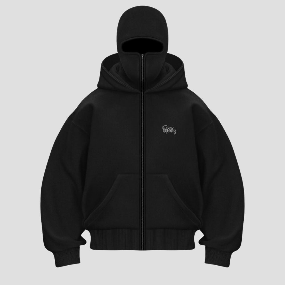 Loose fit hoodie with breathable fabric and soft touch
