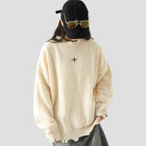 Cozy and stylish frayed edge sweater for casual wear

