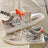  Vintage Graffiti Casual Shoes worn in a casual lifestyle setting