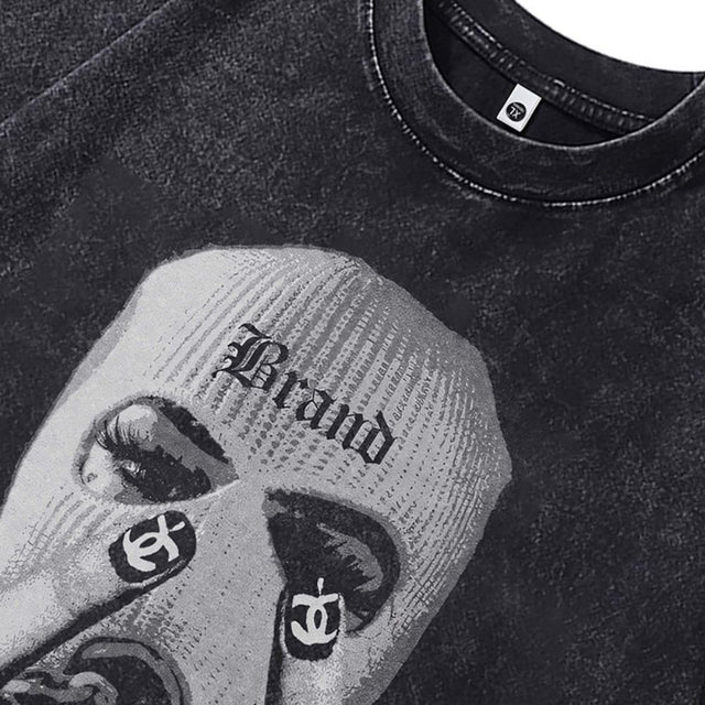 Vintage Graphic T-Shirt - Distressed Look