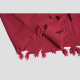 Vintage Fringe Letter Sweater