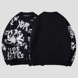 Vintage Skull Jacquard Sweater