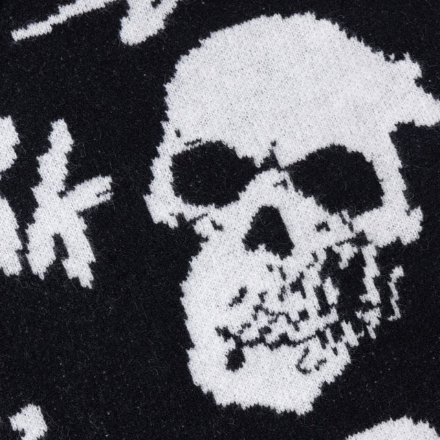 Vintage Skull Jacquard Sweater