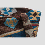 Vintage-inspired pants with loose fit and durable fabric.