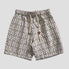 Stylish unisex shorts with color block design and cooling fabric for travel.