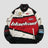Vintage racing jacket in vibrant red color