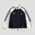 Vintage-inspired jacket with colorful retro design details
