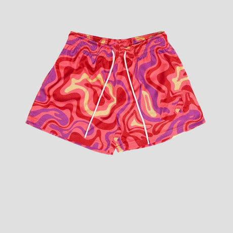 Loose-fit shorts with elastic waistband, breathable fabric