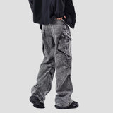 Wide-Leg Cargo Pants