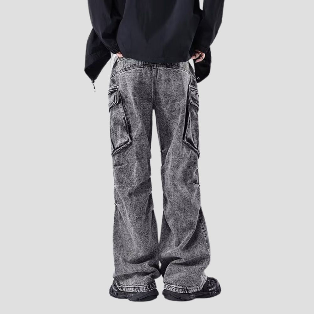 Wide-Leg Cargo Pants