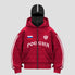 Y2K Double-Hood Letter Print Hoodie
