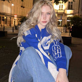 Y2K Fashion Aesthetic Knitted Zip Cardigan Sweater