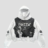 Y2K Gothic Devil Horn Hoodie