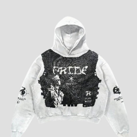 Y2K Gothic Devil Horn Hoodie