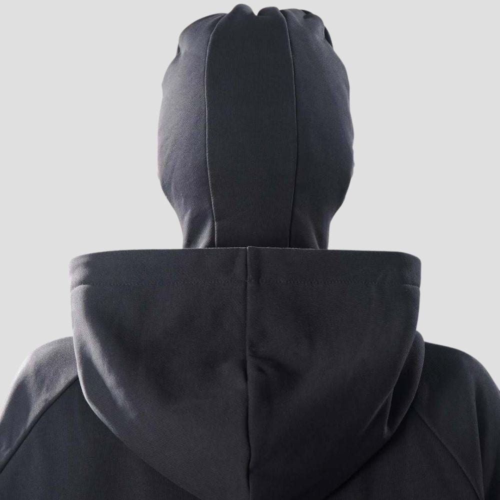 Y2K Hoodie with Built-in Mask Design