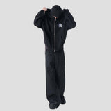 Y2K Hoodie with Built-in Mask Design