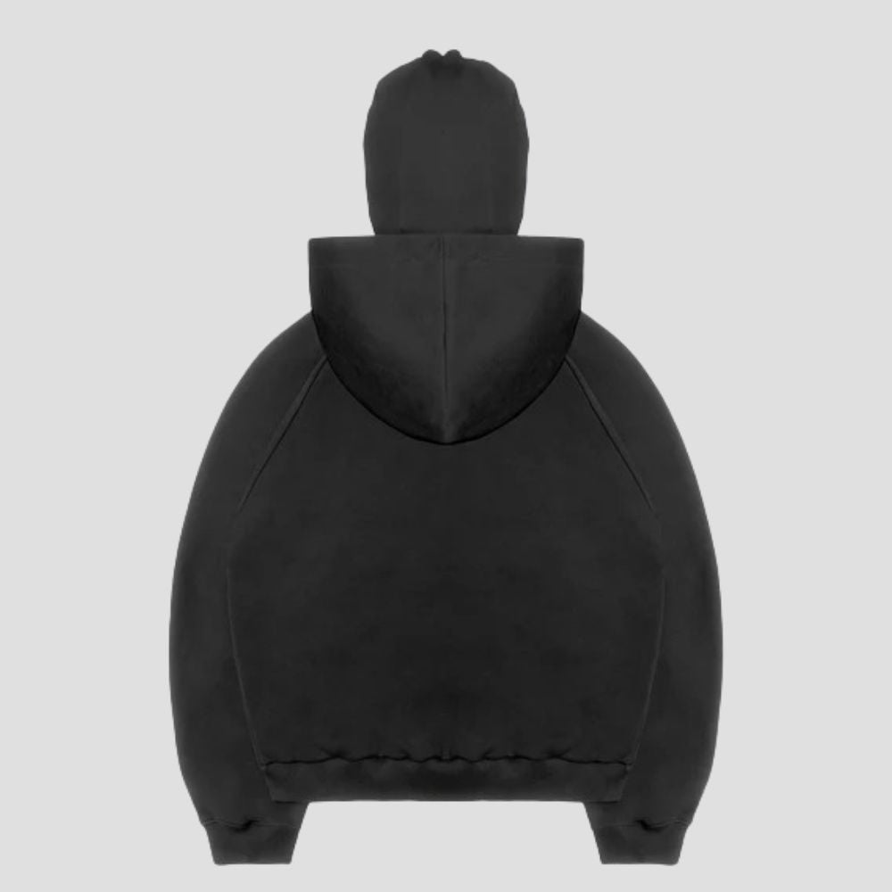 Y2K Hoodie with Built-in Mask Design