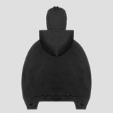 Y2K Hoodie with Built-in Mask Design
