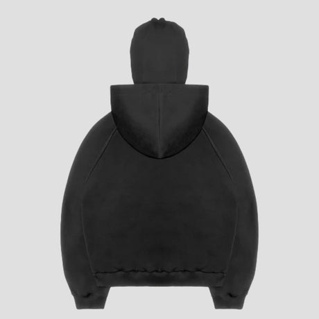 Y2K Hoodie with Built-in Mask Design