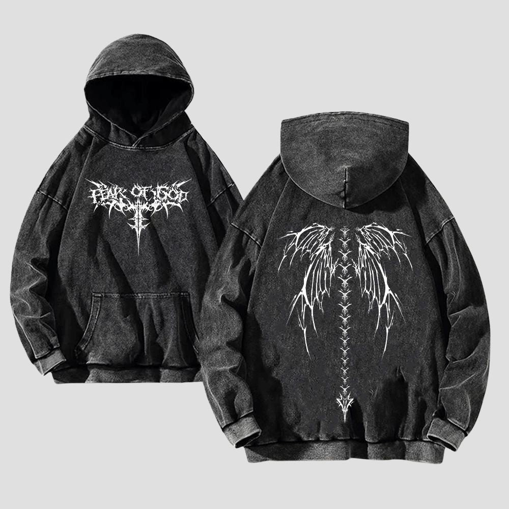 Y2K Printed Streetwear Vintage Cotton Sweatshirt