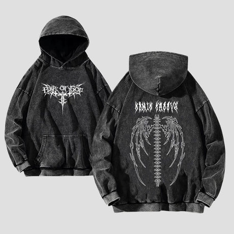 Y2K Printed Streetwear Vintage Cotton Sweatshirt