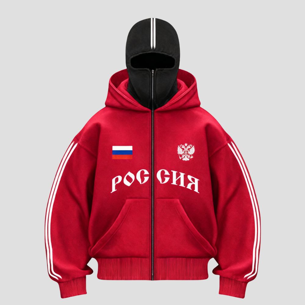 Y2K Double-Hood Letter Print Hoodie