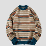 Contrast Stripe Pullover