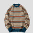 Contrast Stripe Pullover