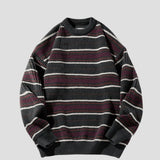 Contrast Stripe Pullover