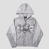 Vintage Design Three-Stripe Print Hoodie Set