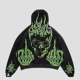 Floral Flame Hoodie