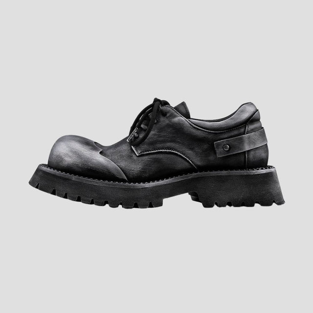 Rugged Lace-Up Casual Shoes